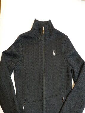 Black Spyder Jacket, Size Small